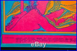Moby Grape 1967 Poster. Rare 1st Printing Framed Concert Poster Framed