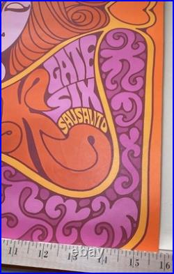 Moby Grape & Big Brother 1967 The Ark Sausalito, Ca. Original Concert Poster