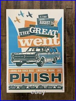 Modern Dog 1997 Phish The Great Went Wagon (color) Concert Poster Pollock