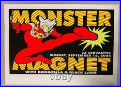 Monster Magnet Denver 2004 Original Concert Poster Kuhn Silkscreen