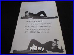 Morrissey 1995 Japan Tour Fold Poster Style Concert Program Smiths C86