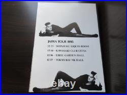 Morrissey 1995 Japan Tour Fold Poster Style Concert Program Smiths C86 Vauxhall