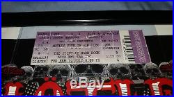 Motley Crue Concert Poster & Stub Las Vegas Feb/2012 Hard Rock(the Joint)framed