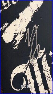 Motley Crue Final Tour Autographed Poster With Concert Pass