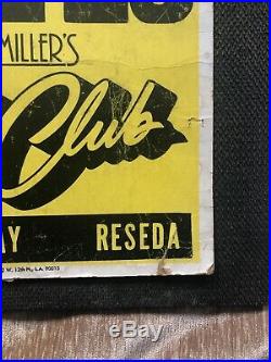Motley Crue Original 1981 Concert Poster