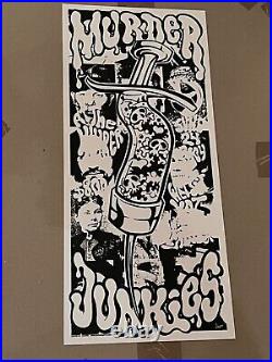 Murder Junkies Drugs and Charles Manson Original Concert Poster Philadelphia'04