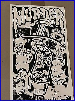 Murder Junkies Drugs and Charles Manson Original Concert Poster Philadelphia'04