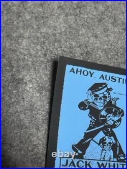 NEW Jack White Pocket Portrait Austin TX 10.6.26 Concert Tour POSTER #96/286 B&W