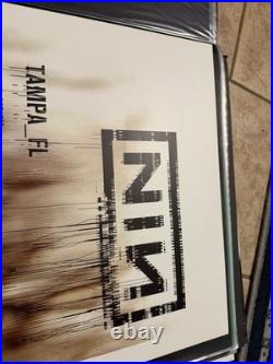 NINE INCH NAILS Posters Rob Sheridan Karl Fitzgerald Nashville Tampa Damaged