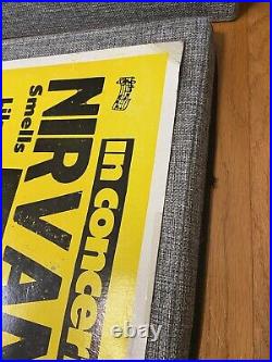 NIRVANA Nevermind Rockin 1992 Tour, 22x14 Original Vintage Concert Poster