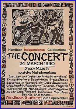 Namibian Independence Celebration The Concert 24 March 1990 24x17 Poster