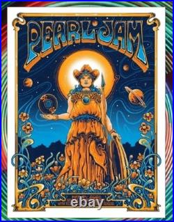 Nashville Pearl Jam Concert Poster 5/8 N2 Helen Kennedy