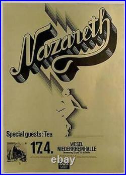 Nazareth German Original Concert Poster 1975