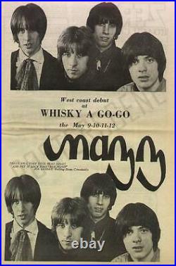 Nazz Todd Rundgren Whisky Los Angeles 1968 Concert Poster Newspaper Ad Original