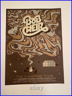 New Bob Weir The Campfire Tour 2016 Concert 18 x 24 Poster SN /500 Signed