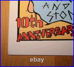New Found Glory Autographed Poster 2012 Sticks & Stones 10-yr Anniv Concert Tour
