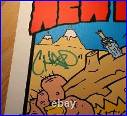 New Found Glory Autographed Poster 2012 Sticks & Stones 10-yr Anniv Concert Tour