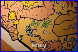 New Found Glory Autographed Poster 2012 Sticks & Stones 10-yr Anniv Concert Tour