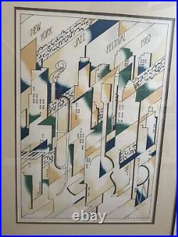 New York Jazz Festival Original Concert Poster, 1982