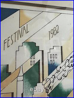 New York Jazz Festival Original Concert Poster, 1982