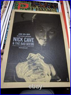 Nick Cave & The Bad Seeds Original Music Concert Poster June 2014 RARE #31/100 Nick Cave & The Bad Seeds Original Music Concert Poster June 2014 RARE #31/100