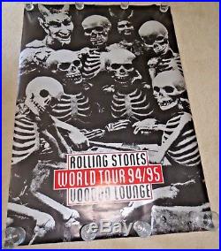 Nip Original Rolling Stones Voodoo Lounge World Tour 1994-95 Concert Poster