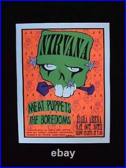 Nirvana Meat Puppets True Concert Poster Hara Arena Lee Bolton First Edition JPN
