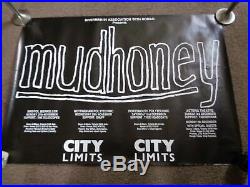 Nirvana, Mudhoney, Tad Original Concert Poster Uk December 1989