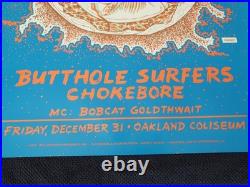 Nirvana Poster- Oakland Coliseum CA- 31st December 1993-2nd Edition-MINT BGP90