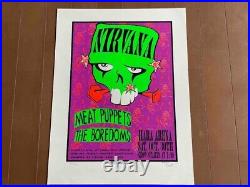 Nirvana Silkscreen10th Anniversary Concert Poster Lee Bolton Signed Numbered