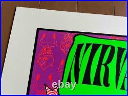 Nirvana Silkscreen10th Anniversary Concert Poster Lee Bolton Signed Numbered