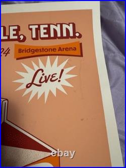 Noah Kahan Concert Poster Nashville, TN May 24 25, 2024 Bridgestone