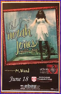 Norah Jones Promotional Concert Poster Signed In-Person 2007