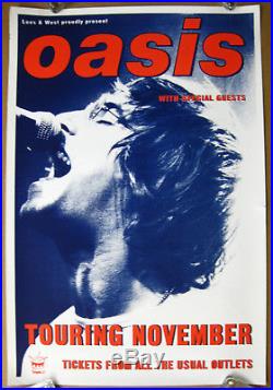 OASIS Australian Tour 1996 Concert POSTER #2 Liam GALLAGHER Cancelled Shows NOEL