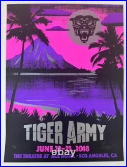 ORIGINALTIGER ARMY CONCERT POSTER signed & numbered ORIGINALTIGER ARMY CONCERT POSTER signed & numbered