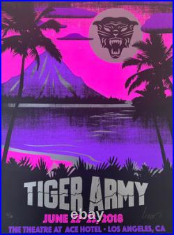 ORIGINALTIGER ARMY CONCERT POSTER signed & numbered ORIGINALTIGER ARMY CONCERT POSTER signed & numbered
