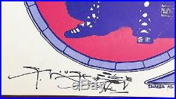 Original 1967 Big Brother Janis Joplin Stockton Ca Concert Poster Signed Mouse