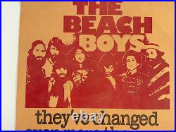 ORIGINAL 1975 Beach Boys Concert Poster University of Kansas Lawrence KS KU