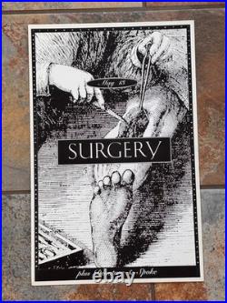 ORIGINAL 90s SURGERY CONCERT POSTER Figurehead Presents Orlando Underground