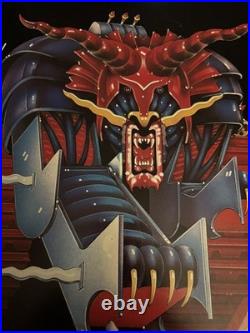 ORIGINAL JUDAS PRIEST 1984 METAL CONQUEROR CONCERT TOUR POSTER-Great White