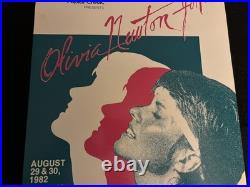 ORIGINAL OLIVIA NEWTON-JOHN 1982 PHYSICAL CONCERT TOUR POSTER-POPLAR CREEk-CA057