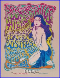 ORIGINAL Psychedelic Concert Poster BOOK 60's SEATTLE signed John MOEHRING