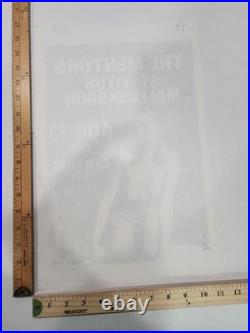 ORIGINAL Seattle 1987 Concert Poster Malfunkshun Andrew Wood(Mother Love Bone)#1