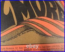 Orig 1st Print 1967 Concert Poster Electric Flag Fillmore San Francisco Psych