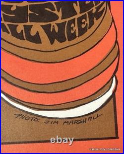 Orig 1st Print 1967 Concert Poster Electric Flag Fillmore San Francisco Psych