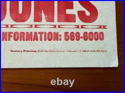 Orig Jazz Concert Poster Etta Jones Houston Person Boxing Style 17 X 22