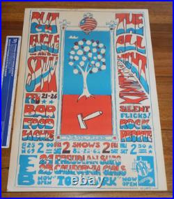 Original 1967 Butch Engle & Styx At The Ark In Sausalito Concert Poster