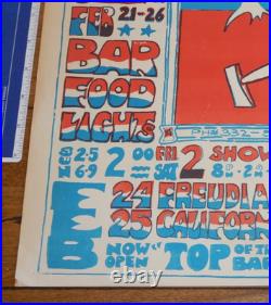 Original 1967 Butch Engle & Styx At The Ark In Sausalito Concert Poster