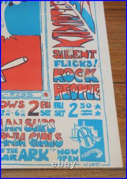 Original 1967 Butch Engle & Styx At The Ark In Sausalito Concert Poster