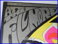 Original 1967 Fillmore Concert Poster BG-84 Vanilla Fudge Blue Cheer Donovan